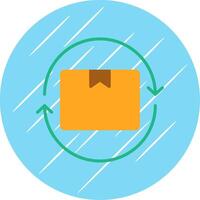 Lifecycle Flat Circle Icon Design vector