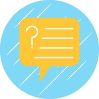 Advice Flat Circle Icon Design vector