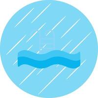 Swimming Pool Flat Circle Icon Design vector