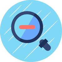 Search Flat Circle Icon Design vector