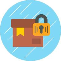 Package Flat Circle Icon Design vector