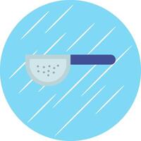 Sieves Flat Circle Icon Design vector