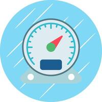 Gauge Flat Circle Icon Design vector