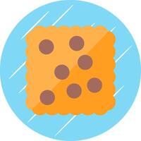 Cracker Flat Circle Icon Design vector