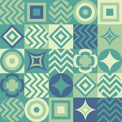 Bauhaus geometric pattern design