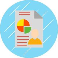 Presentation Flat Circle Icon Design vector