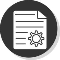 File Flat Circle Icon Design vector