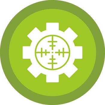 Factory Pollution Line Shadow Circle Icon Design vector