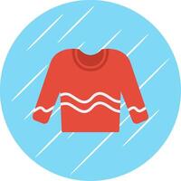 Jumper Flat Circle Icon Design vector