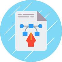 File Flat Circle Icon Design vector