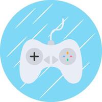 Controller Flat Circle Icon Design vector