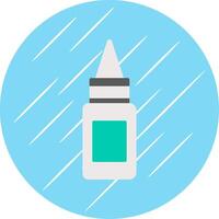 Bottle Flat Circle Icon Design vector