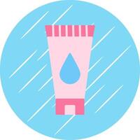 Face Wash Flat Circle Icon Design vector