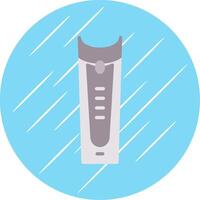 Nail Clipper Flat Circle Icon Design vector