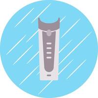 Nail Clipper Flat Circle Icon Design vector