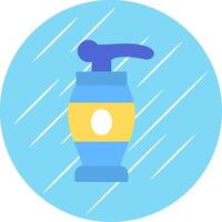 Lotion Flat Circle Icon Design vector