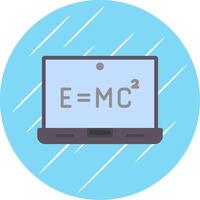 Equation Flat Circle Icon Design vector