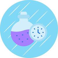 Chemical Flat Circle Icon Design vector