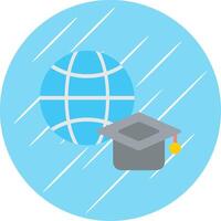 Internet Flat Circle Icon Design vector