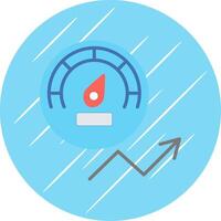 Performance Flat Circle Icon Design vector