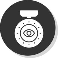 cámara plano circulo icono diseño vector