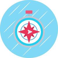 este plano circulo icono diseño vector