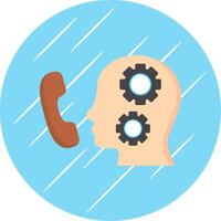 Pressure Meter Flat Circle Icon Design vector