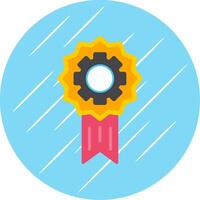 Computer control Flat Circle Icon Design vector