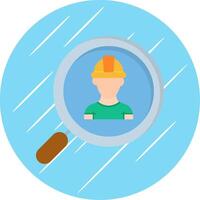 Firm Flat Circle Icon Design vector