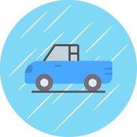 Pickup Flat Circle Icon Design vector