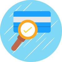 Soil Sampling Flat Circle Icon Design vector