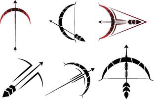 Bow and arrow vector