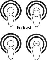 Pod cast Icon vector