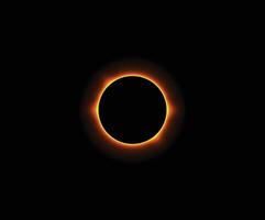 Solor Eclipse effect vector