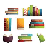 variation of book element illustration vector