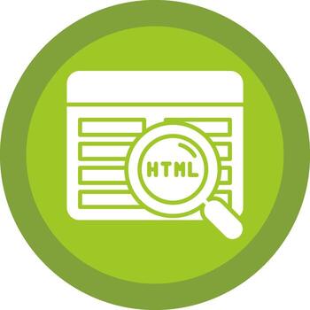 Code Review Glyph Due Circle Icon Design vector