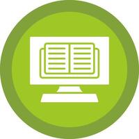 OnLine Circle Multi Circle Class Glyph Due Circle Icon Design vector