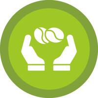 Beans Glyph Due Circle Icon Design vector