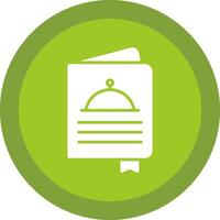 Menu Glyph Due Circle Icon Design vector