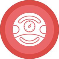 Gauge Glyph Due Circle Icon Design vector