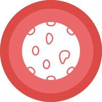 Sponge Glyph Due Circle Icon Design vector