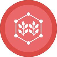 Connected Farming Glyph Due Circle Icon Design vector