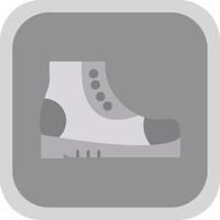 Boots Flat round corner Icon Design vector