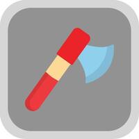 Axe Flat round corner Icon Design vector