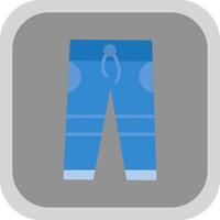 Trousers Flat round corner Icon Design vector