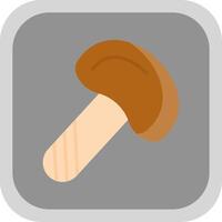 Mushroom Flat round corner Icon Design vector