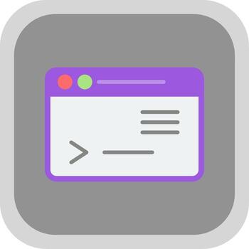 comandoplano redondo esquina multi circulo plano redondo esquina icono diseño vector