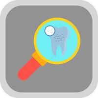 Search Flat round corner Icon Design vector