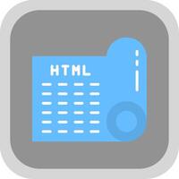 Blueprint Flat round corner Icon Design vector