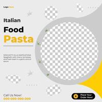 social medios de comunicación enviar comida diseño vector